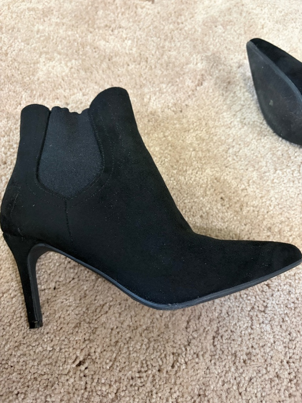 Pointed Toe Stiletto High Heel Ankle Booties